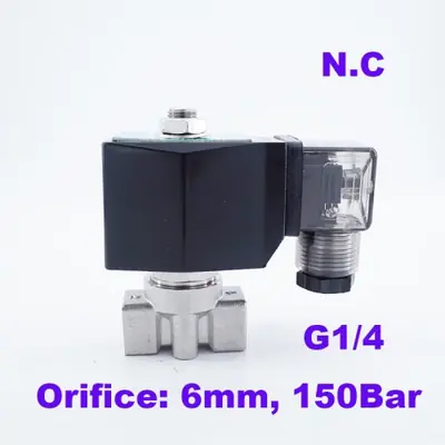Image de Electrovanne haute pression 150 bar - 6 mm - 24V/220V