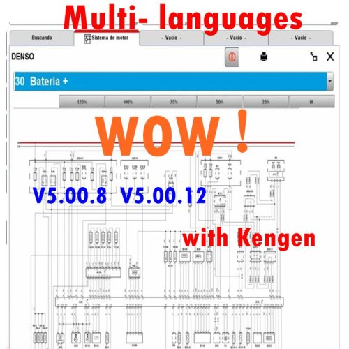 Image of WOW 2025 Hot sale For V5.00.12 W OW 5.00.8 R2 diagnostics Software with Kengen For Tcs Multi-diagnostic Car Software Repair tool