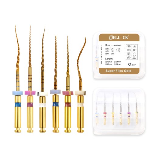 Image of Natural Dental Care Solution: Premium Nitinol Rotary Files for Endodontic Procedures – Anti-Fatigue, Constant-Torque Design for Root Canal Treatment
