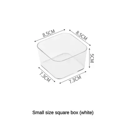Image de Organisateur de Rangement Transparent - Boîte de Stockage Multifonction