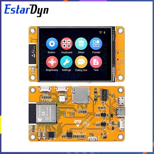 Image of ESP32 Development Board with 2.4-inch Touch LCD TFT Display, 240x320 Resolution, Wi-Fi & Bluetooth, LVGL GUI Support for Arduino Projects