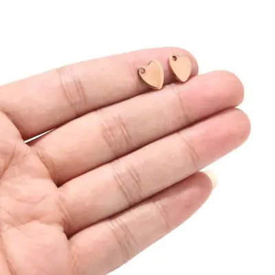 Image de Charms personnalisés pour colliers - 100 pièces en acier inoxydable