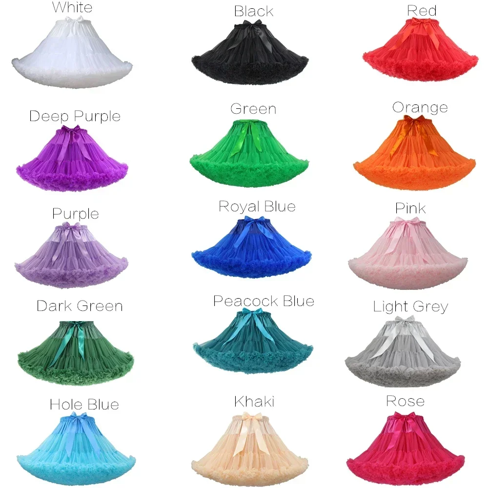 Image of Elegant Women's Short Crinoline Petticoat - Vintage Lolita Tulle Underskirt for Halloween, Rockabilly, Cosplay & Party Wear