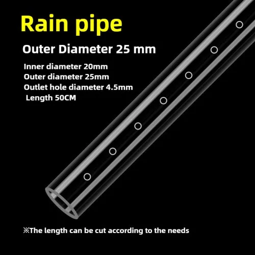 25mm regen 50cm