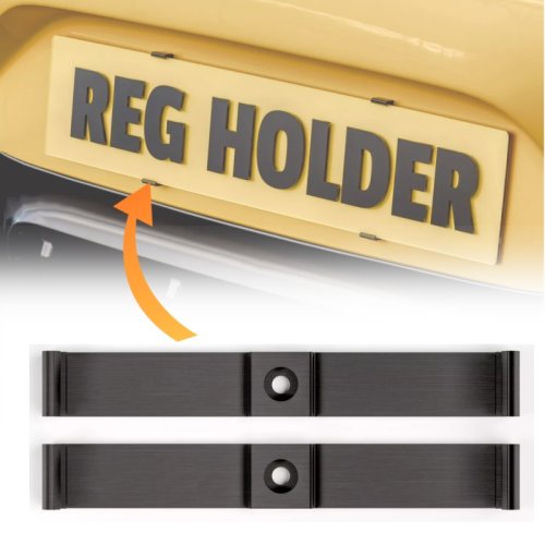 Afbeelding van Universele Kentekenplaatclip – Frameloos & Makkelijk te Monteren