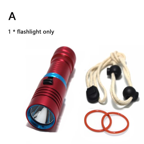 Immagine di Torcia LED Subacquea Potente - Ideale per Immersioni e Campeggio