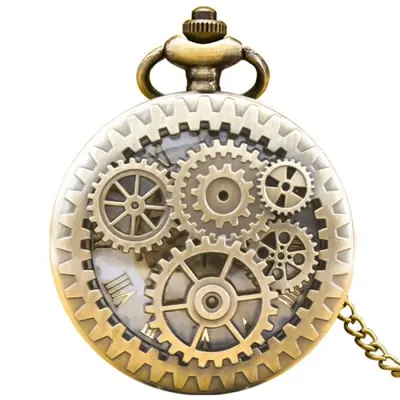 Image de Montre de Poche Steampunk Vintage en Bronze