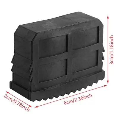 Image de Pieds d'Échelle Pliants en Caoutchouc - Protection Anti-Dérapante