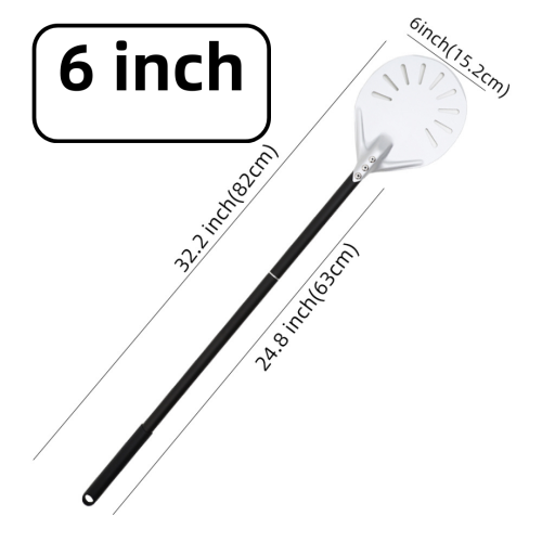 6 pollice 82cm argento