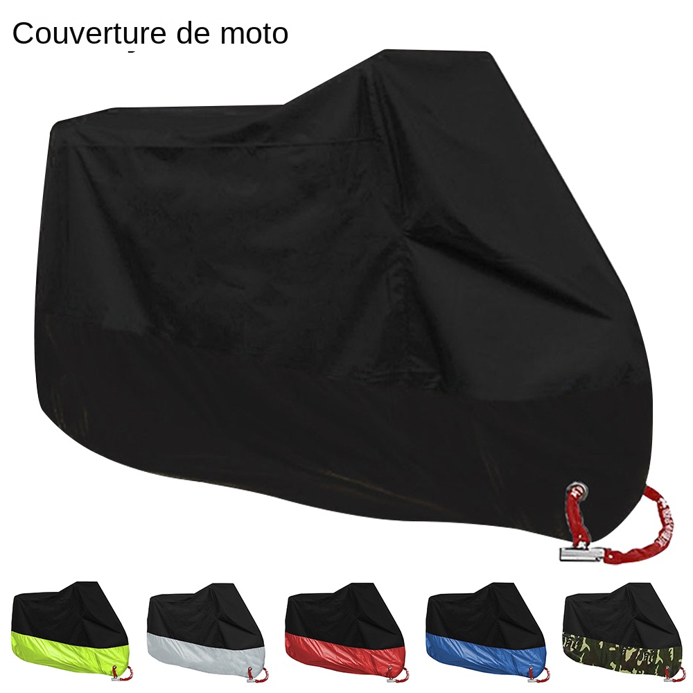 Imagen de Cubierta de motocicleta impermeable para todas las estaciones, protección UV a prueba de polvo, para...