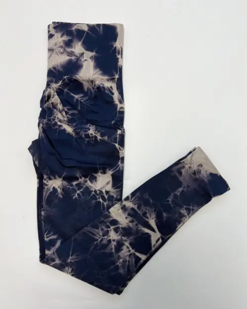 Image de Leggings Yoga Tie-Dye Sans Couture Taille Haute
