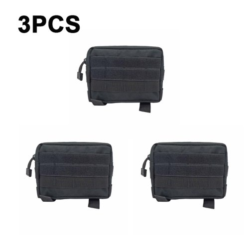 Afbeelding van 3-delige MOLLE Tactische Heuptas Set – Waterdichte EDC Fanny Bag voor Outdoor, Jacht en Sportactiviteiten
