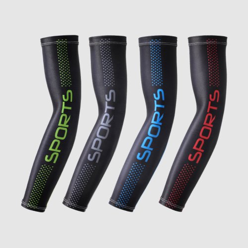 Imagen de Mangas antiquemaduras solares para hombre, cubierta para brazo de pesca y ciclismo, manguito fresco transpirable, protección solar, mangas antideslizantes para deportes de conducción de seda helada