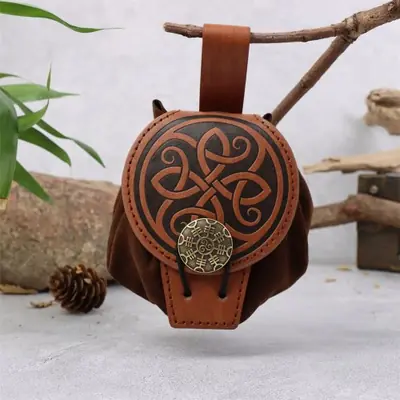 Image de Pochette Viking Vintage pour Monnaie et Téléphone