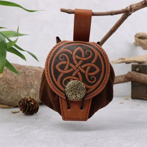 Image de Pochette Viking Vintage pour Monnaie et Téléphone