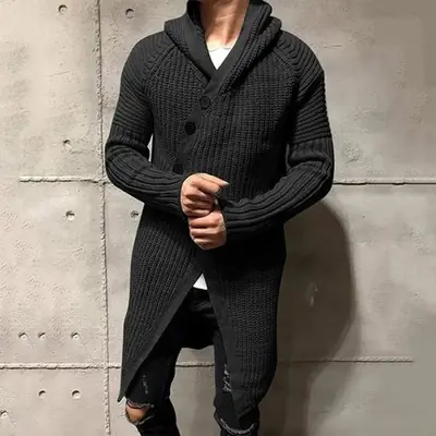 Image de Cardigan Homme Automne Hiver - Chaud & Décontracté