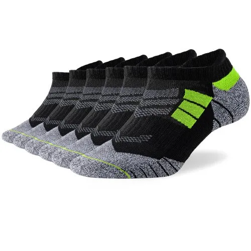6Pairs czarny zielony