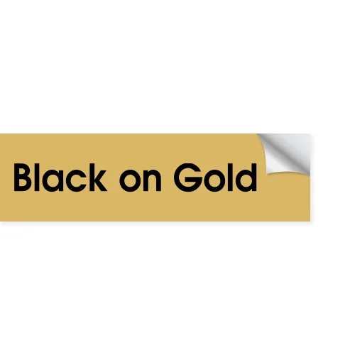 Schwarz auf gold