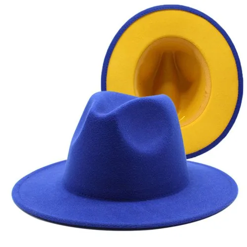 Azul y amarillo