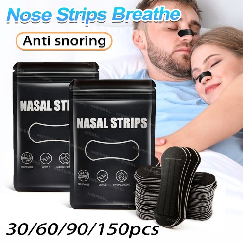 Afbeelding van Adem Neusstrips Slapen Neusstrips Ademen Extra Sterkte Verminderen Snurken Verlichten Neuspleister Anti Snurken Neusstrips