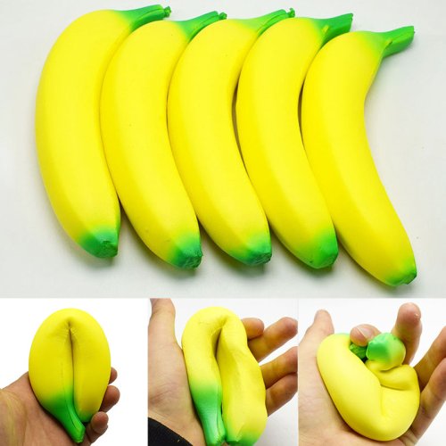 Imagen de Juguete Anti Estrés Banana Jumbo - Alivio de Presión Divertido