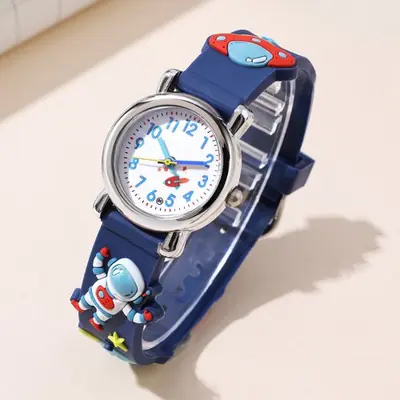 Image de Montre Enfant Astronome 3D - Cadeau Mignon pour Garçons et Filles