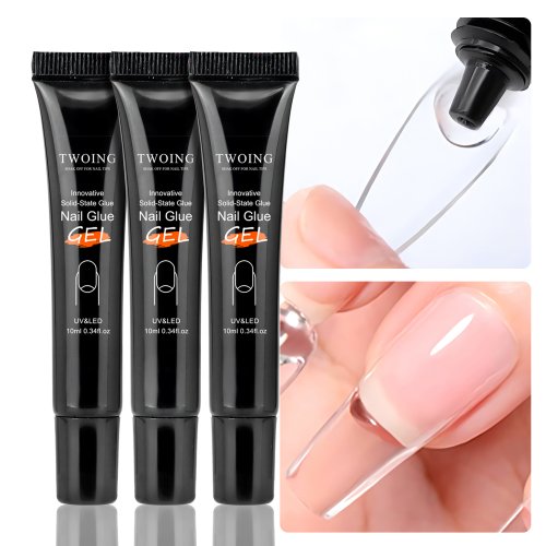 Bild von Natürlicher Acryl-Nagelkleber mit Selbsthaftendem Gel – Langlebiger Fester Kleber für Nagelverlängerungen und Falschnägel zur Maniküre