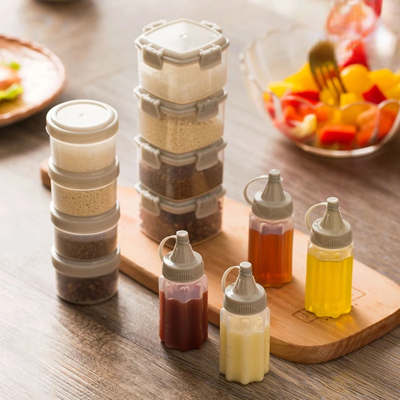 Bild von Mini-Sauce-Flaschen Set – Praktisch & Tragbar für Küche & Grill