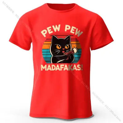 Image de T-Shirt Chat Doodle - 100% Coton Doux