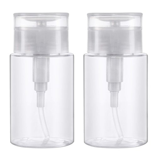 Bild von Nachfüllbare 100 ml klare Pumpflasche – Praktischer Flüssigkeitsdispenser für Make-up-Entferner, Reiniger und Maniküre-Zubehör