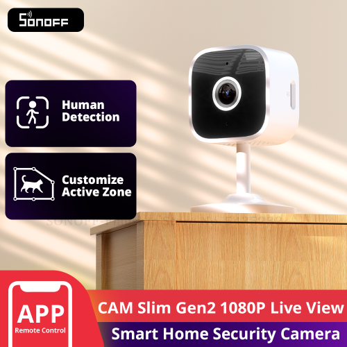 Zdjęcie Inteligentna Kamera Sonoff Cam Slim Gen2 – Ochrona Twojego Domu 24/7
