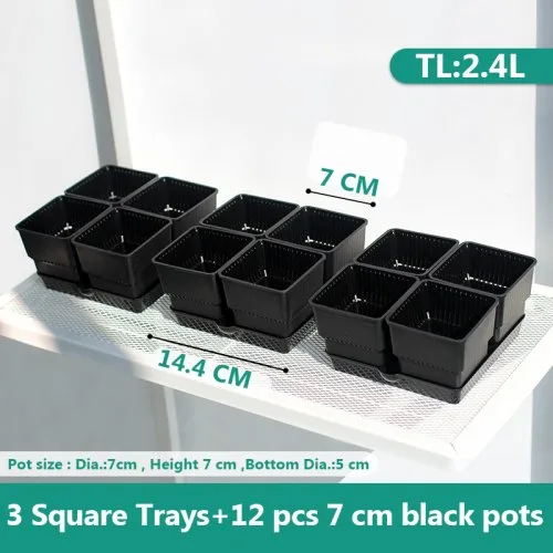 12 töpfe 3 tablett BL
