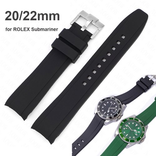 Afbeelding van Rubberen band 18/19/20/21/22mm voor Rolex Submariner Sport Duiken Siliconen Horlogeband voor Citizen voor Omega MoonSwatch voor Seiko