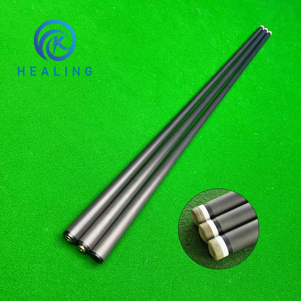 Image of Premium Carbon Fiber Pool Cue Shaft with Foam Black Technology – Low Deflection OEM Front Part for Billiards, Snooker, and Break Shots