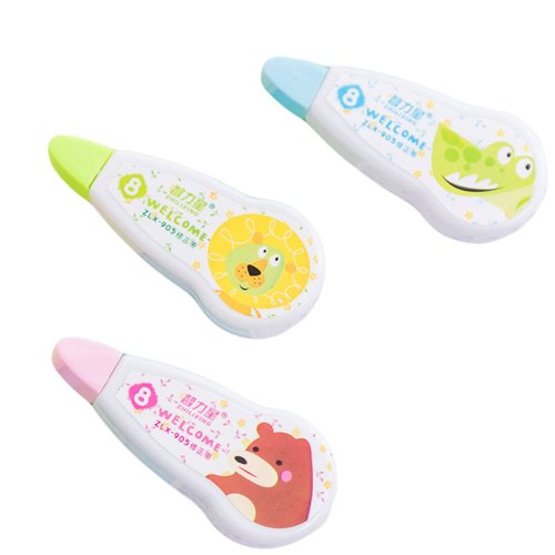 Immagine di Correttore Adesivo Kawaii con Animali – Perfetto per Bambini!
