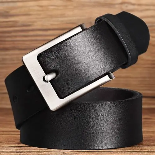 Image de Ceinture Homme Cuir Véritable - Élégante & Robuste