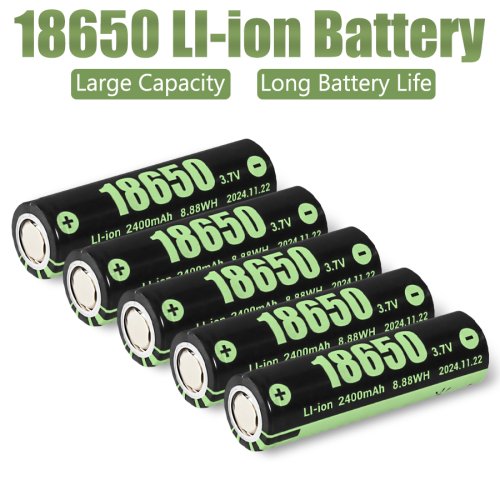Zdjęcie Oryginalny Akumulator 18650 3,7V 2400mAh – Wysoka Jakość Litowo-Jonowy dla Głośników, Radiotelefonów i Latarki