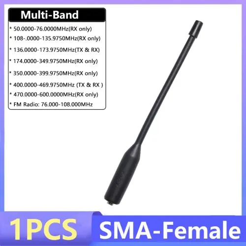 Image de Antenne Multi-Bande pour Talkie-Walkie Baofeng & Quansheng