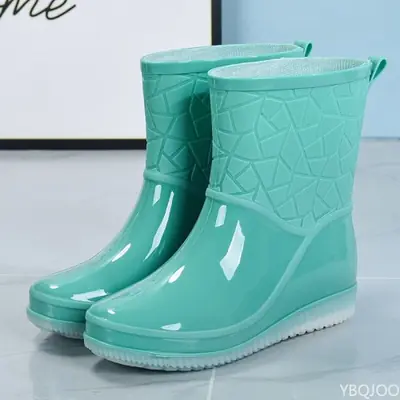 Image de Bottes de Pluie Anti-Dérapantes pour Femme
