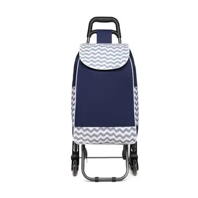 Image de Chariot de Courses Pliable 3 Roues - Ultra Stable & Multifonction