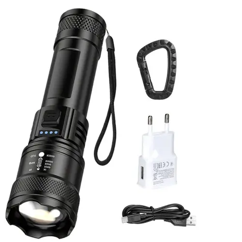 Image de Torche LED Ultra Lumineuse Rechargeable