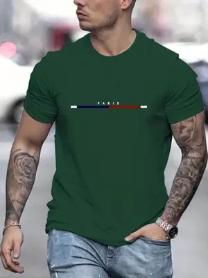 Image de Sweat à Capuche Paris Imprimé - Style Urbain Homme