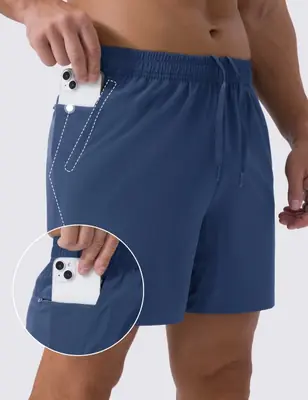 Image de Short de course rapide séchage avec poches zippées