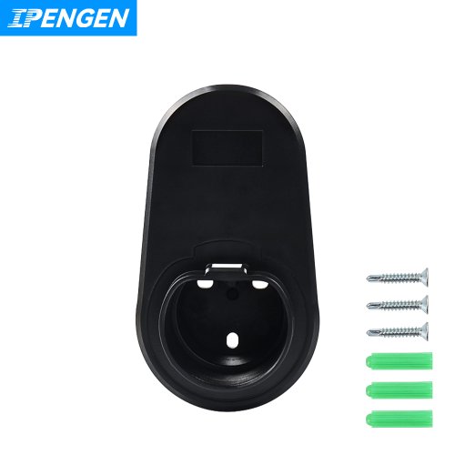 Bild von Wandhalterung für Elektroauto-Ladegeräte Typ 2 – Universelle Ladekabel-Organizer mit Haken für Type 1, GBT & Typ 2 Stecker