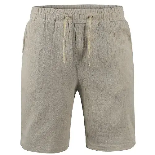 Image de Shorts Homme Lin Coton Été Respirant