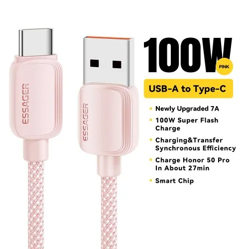 Różowy 7A 100W A do C