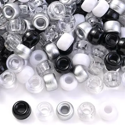 Image de Perles Colorées 6x9mm - Création de Bijoux pour Filles