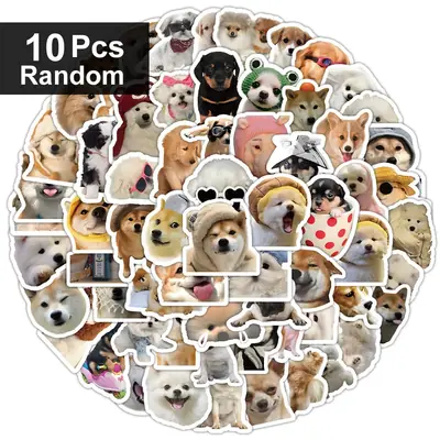 Image de Stickers Chien Mignon - 10, 100 ou 1000 Pièces