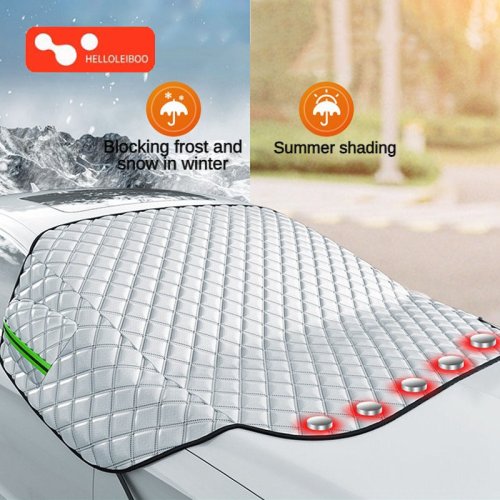 Magnetische Auto Voorruit Zonnescherm met Waterdichte Bescherming tegen Sneeuw, Zon en Koudte - Universele Cover voor Alle Auto's