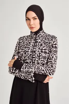 Image de Burkini Femme Musulmane 4 Pièces - Protection UV UPF50